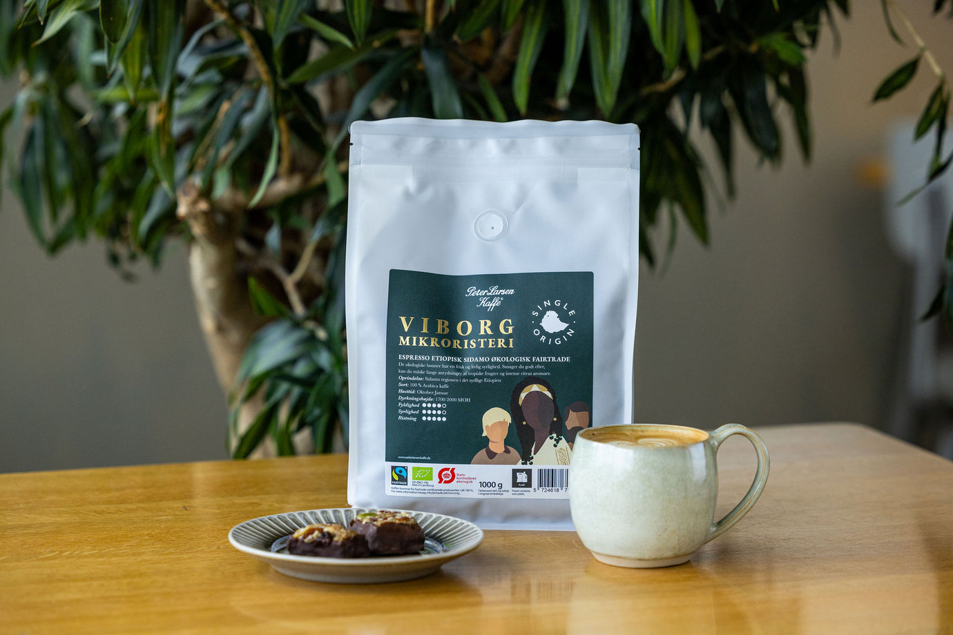 Espresso Etiopisk Sidamo Økologisk Fairtrade fra Viborg Mikroristet