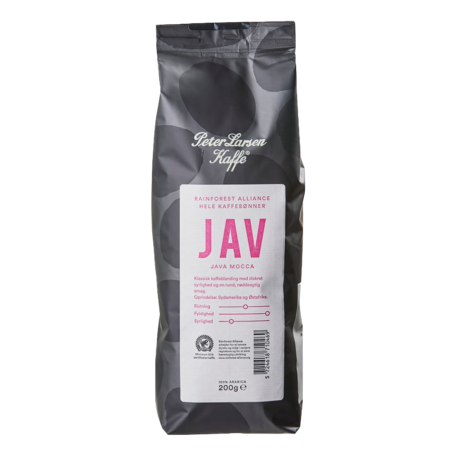 Java Mocca Java mocca 200g | Helbønner | Peter Larsen Kaffe® – Peter Larsen Kaffe Shop